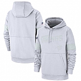 Minnesota Vikings Nike NFL 100TH 2019 Sideline Platinum Therma Pullover Hoodie White,baseball caps,new era cap wholesale,wholesale hats